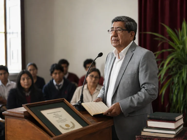 Tumbes reconoce al poeta Carlos Garrido Chalén y crea un premio de declamación