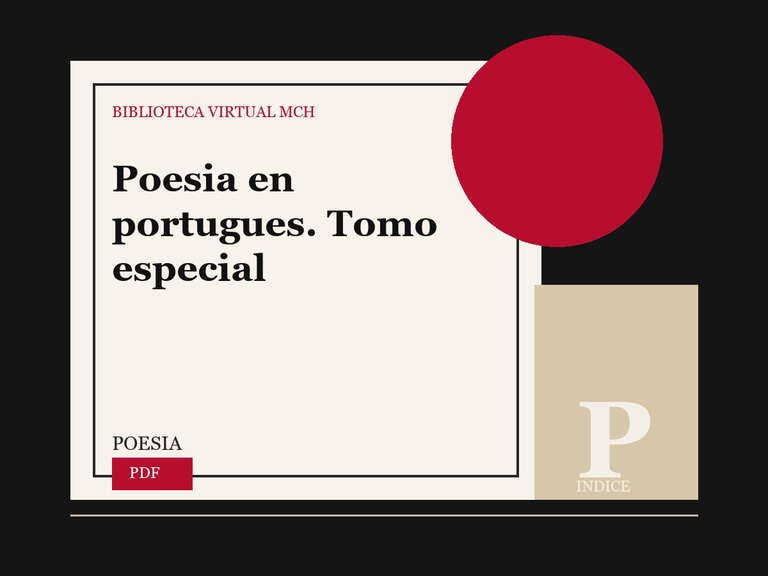 Portada de Poesia en portugues. Tomo especial