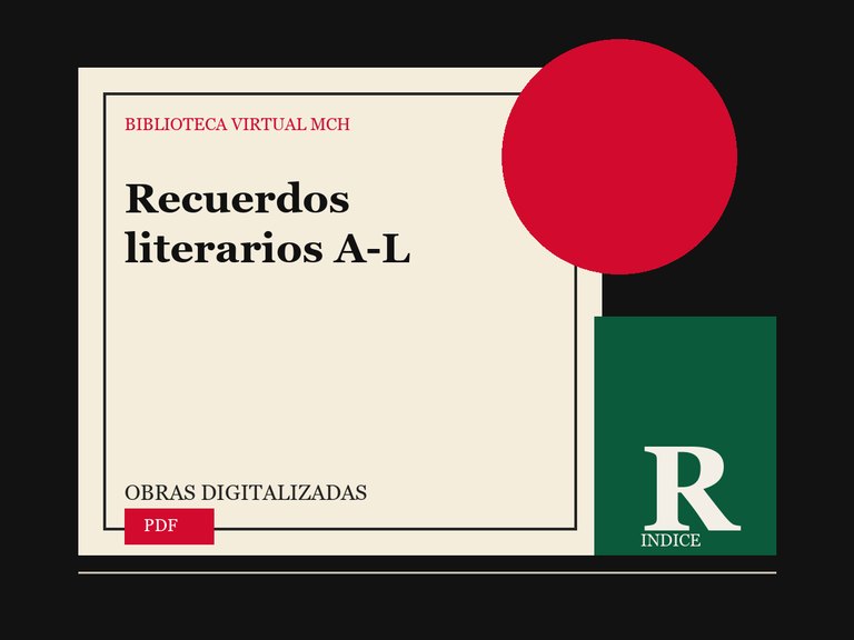 Portada de Recuerdos literarios A-L