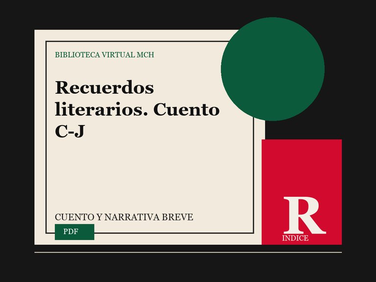 Portada de Recuerdos literarios. Cuento C-J