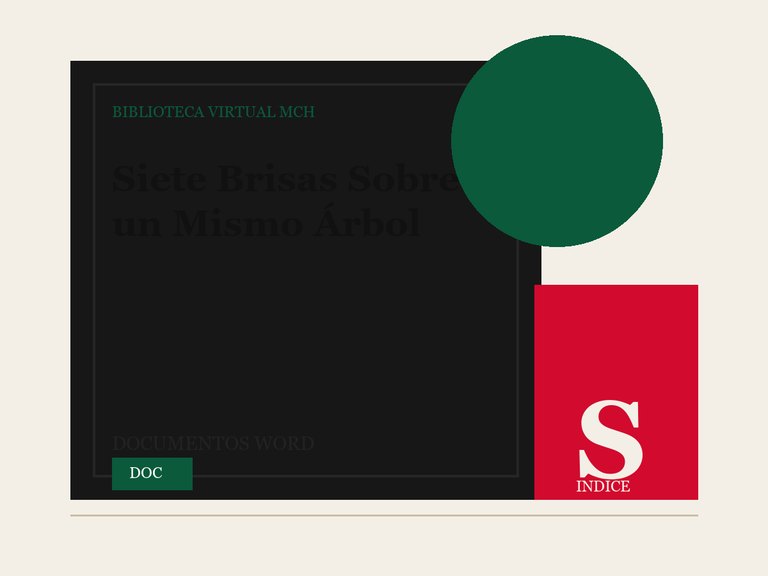 Portada de Siete Brisas Sobre un Mismo Árbol